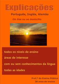 Explicações de Português, Inglês e Alemão (Prof.ª do Ensino Público)