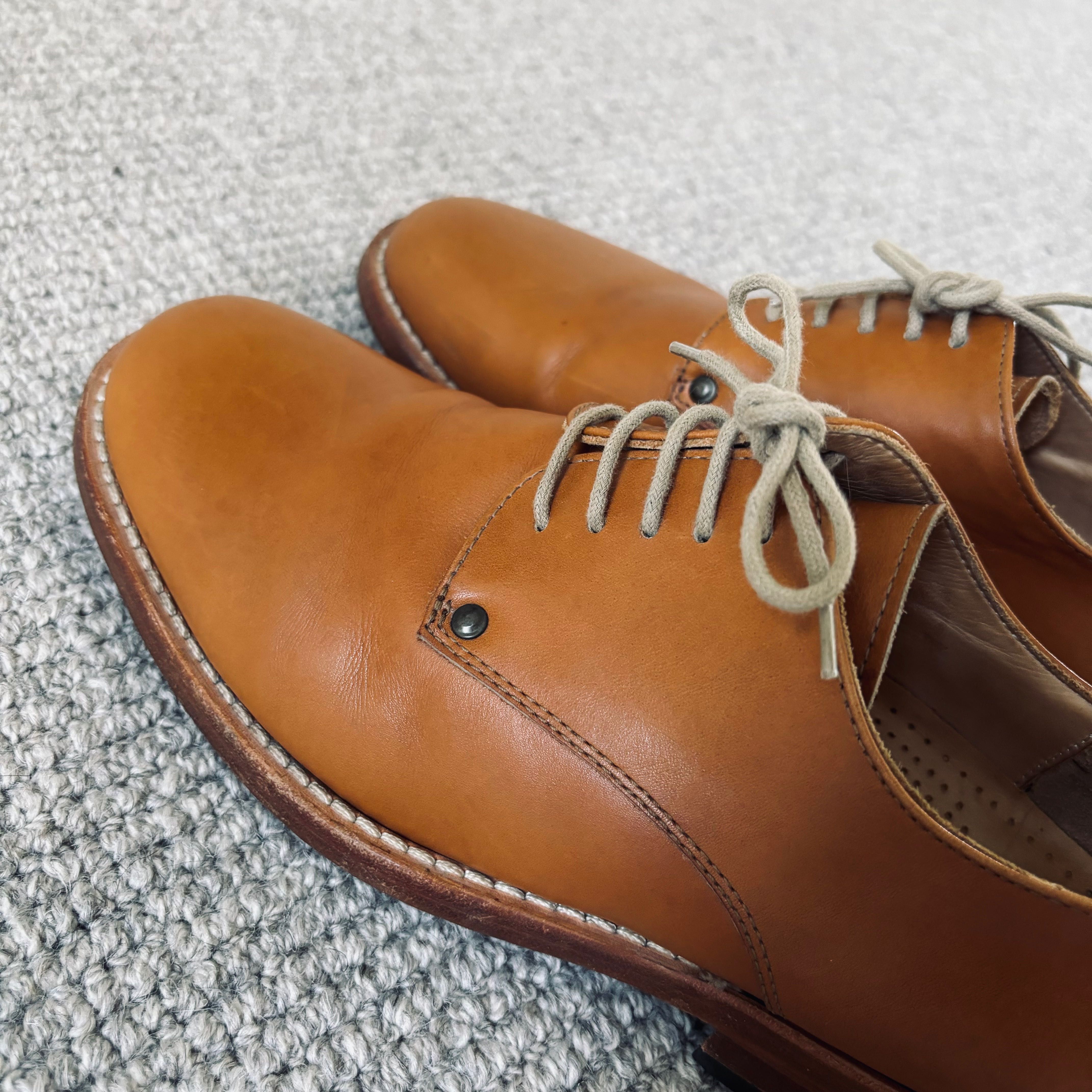 Męskie buty skóra ręcznie szyte (40) Fracap