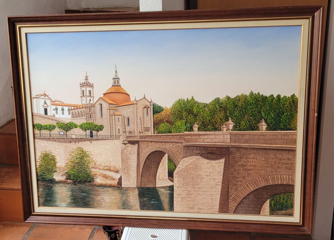 Quadro ponte e mosteiro de São Gonçalo Amarante
