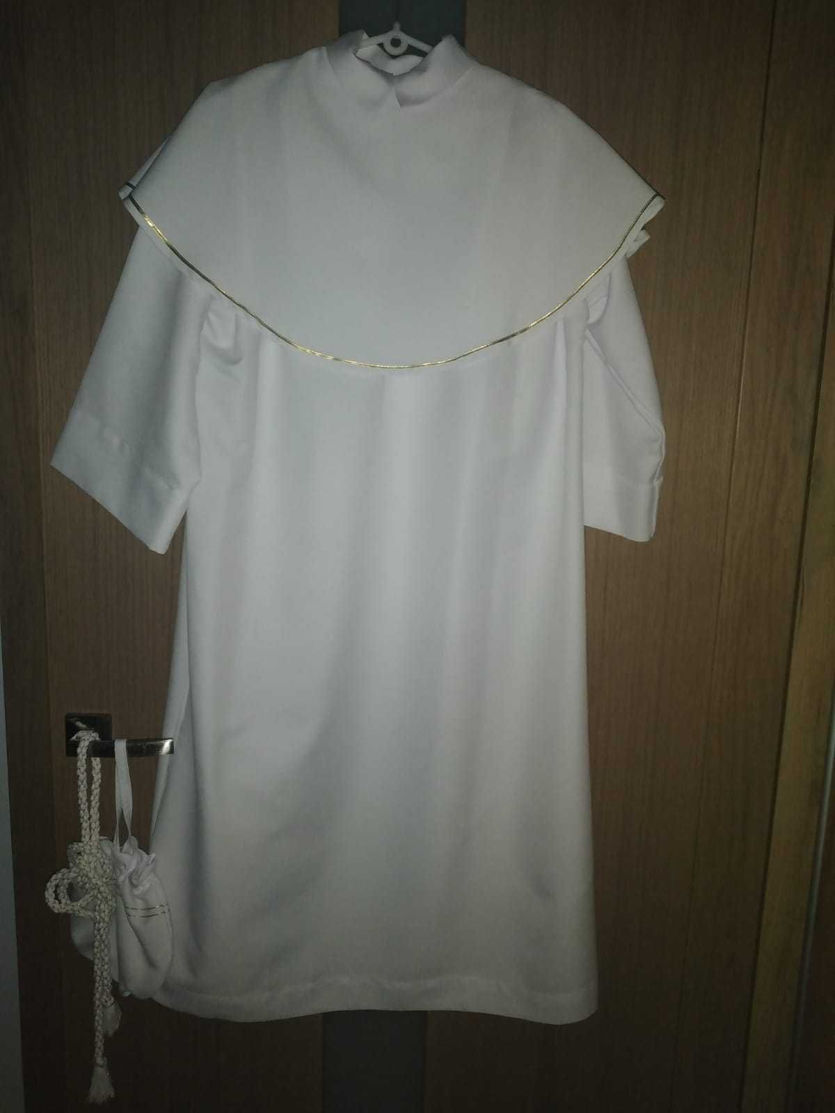 Komunia – sweterek biały, nieużywany, Reserved – 158 cm + ALBA Gratis