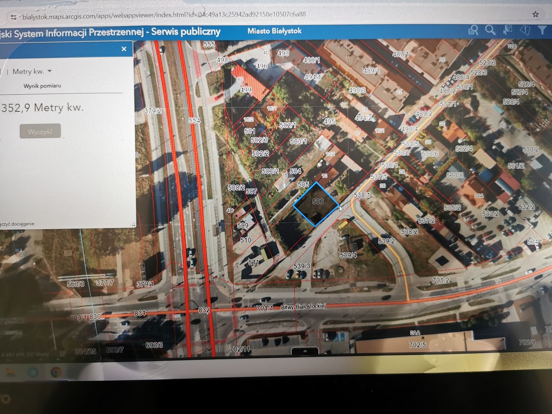 Działka na wynajem, centrum, na komis lub inne usługi.