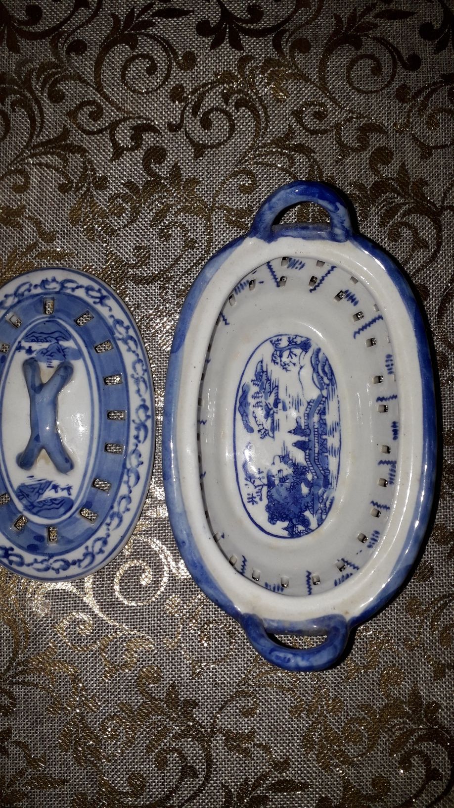 Varias peças em porcelana chinesa