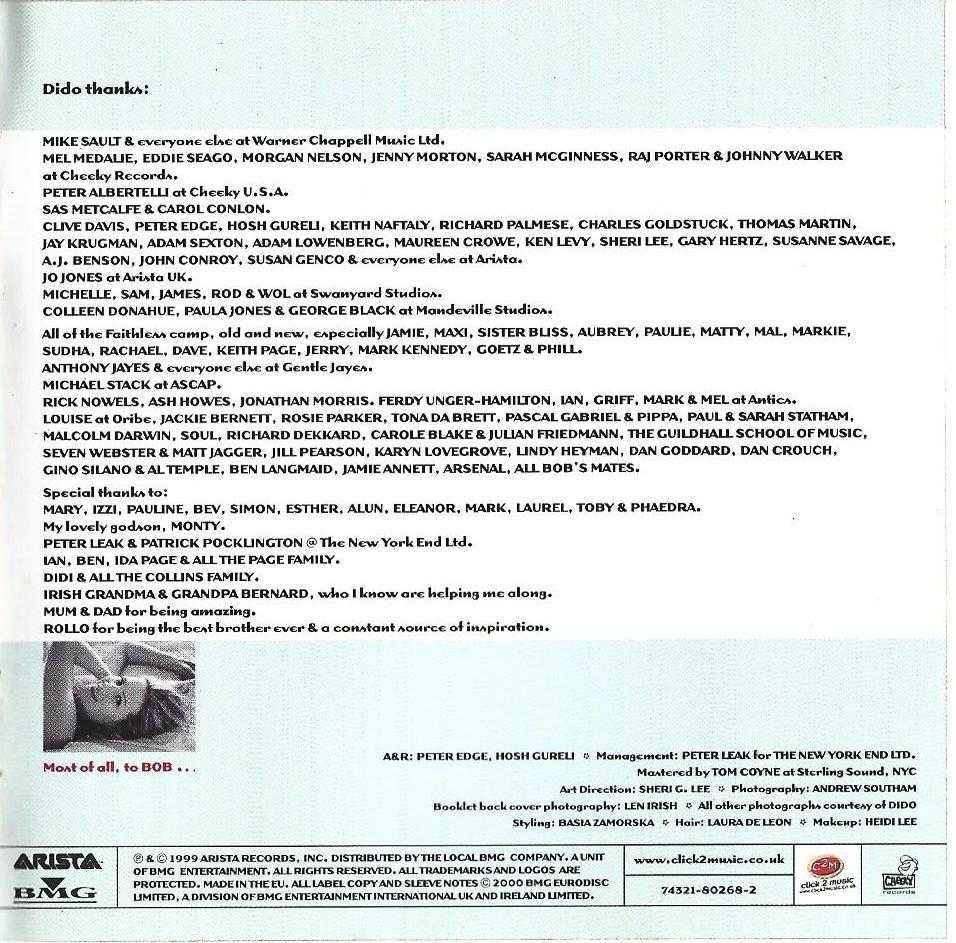 Dido - - - - - No Angel - - - - - CD