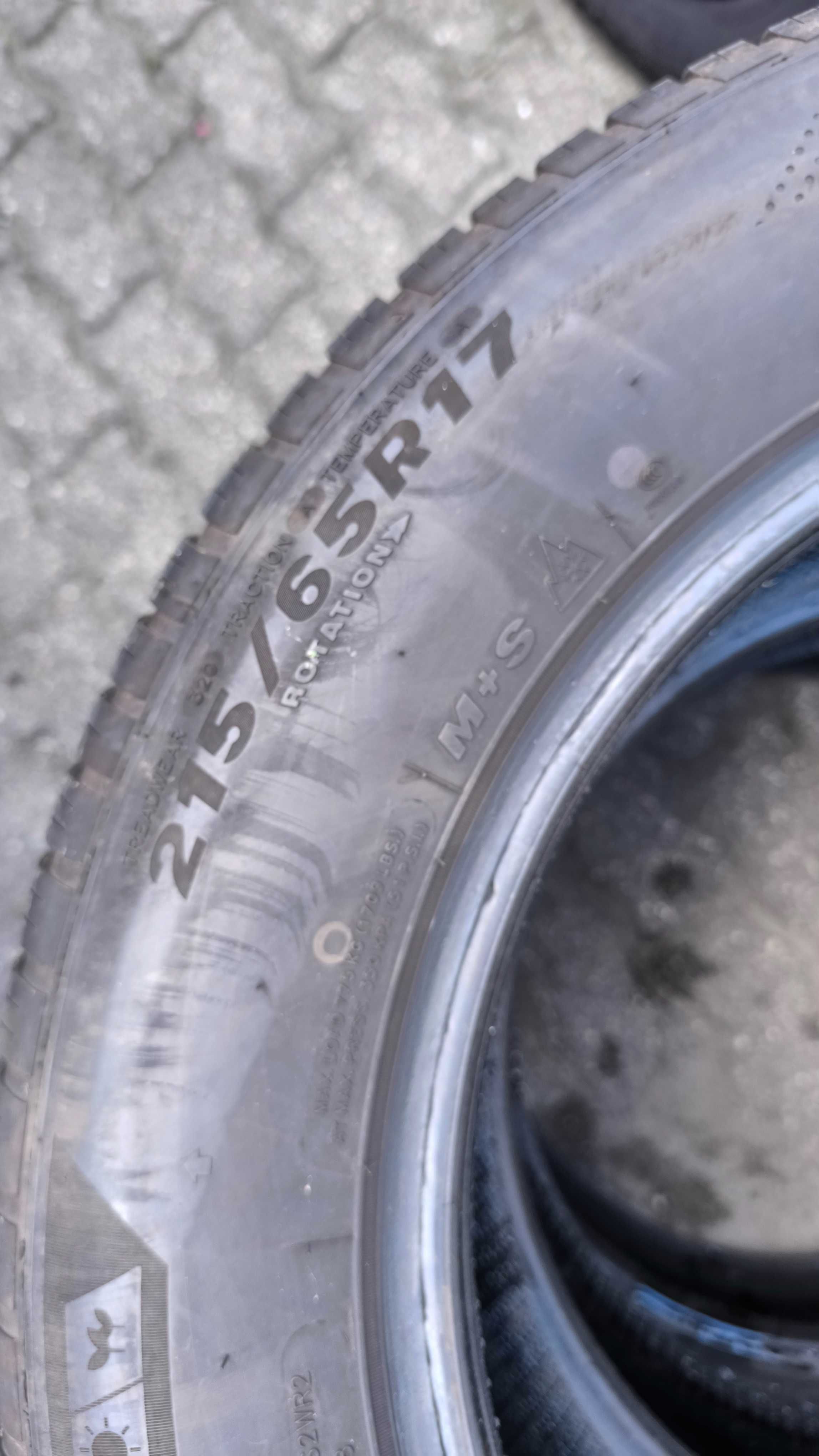 2x Opony całoroczne Imperial Allseason Driver 215/65 R17 2024 jak nowe
