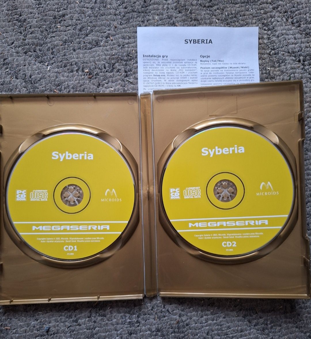 Gra PC Syberia Megaseria Złota kolekcja