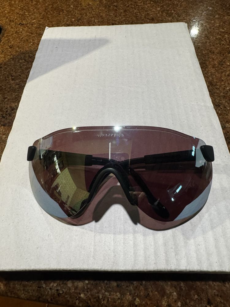 Oculos, ciclismo com clip para lentes graduadas. ALBA OPTICS