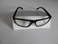 Okulary męskie kwadratowe, zerówki z filtrem