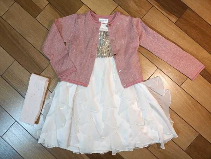 Paczka paka 28 szt ubrań dla dziewczynki rozm 110 116