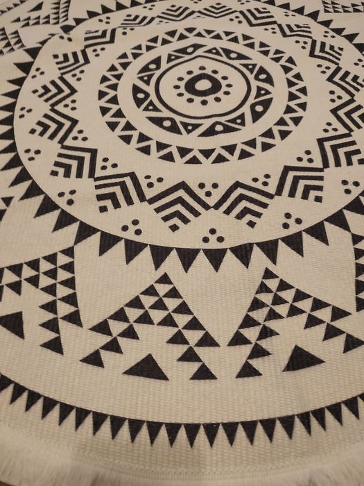 Nowy dywan okrągły 90 cm Wzory