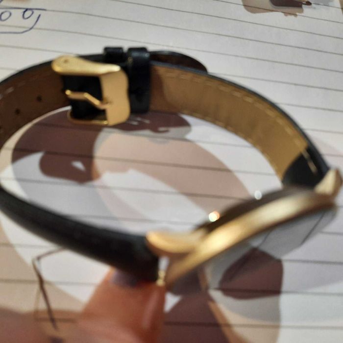 часы мужские ив роше черный браслет золотистый матовый корпус