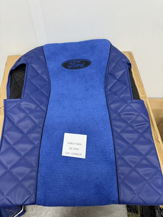 Pokrowce na siedzenia FORD F-MAX  od 2018r. Pikowane welurowe
