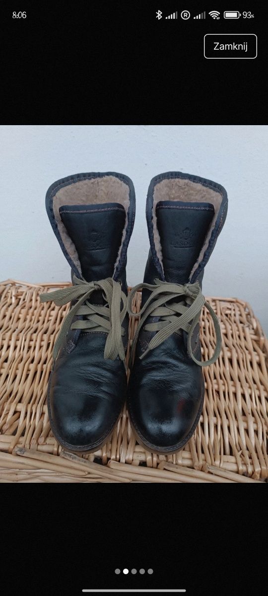 Lasocki botki skórzane rozmiar 36