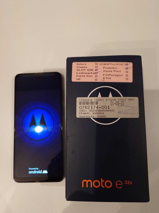 smartfon motorola e23s