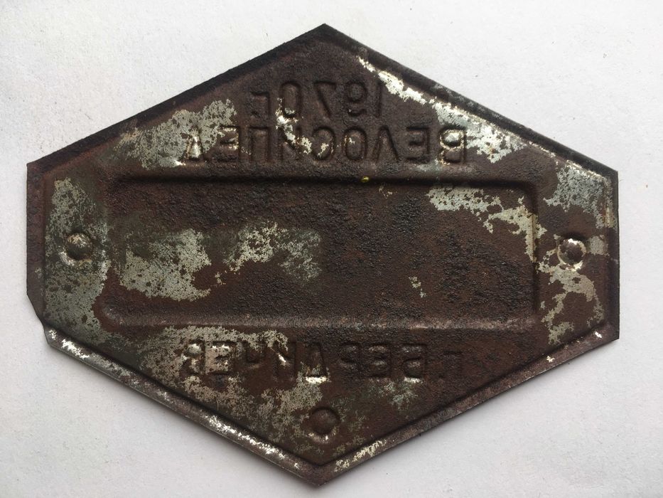 Номерний знак для велосипеда