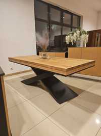 Stół dębowy rozkładany stół drewniany loft