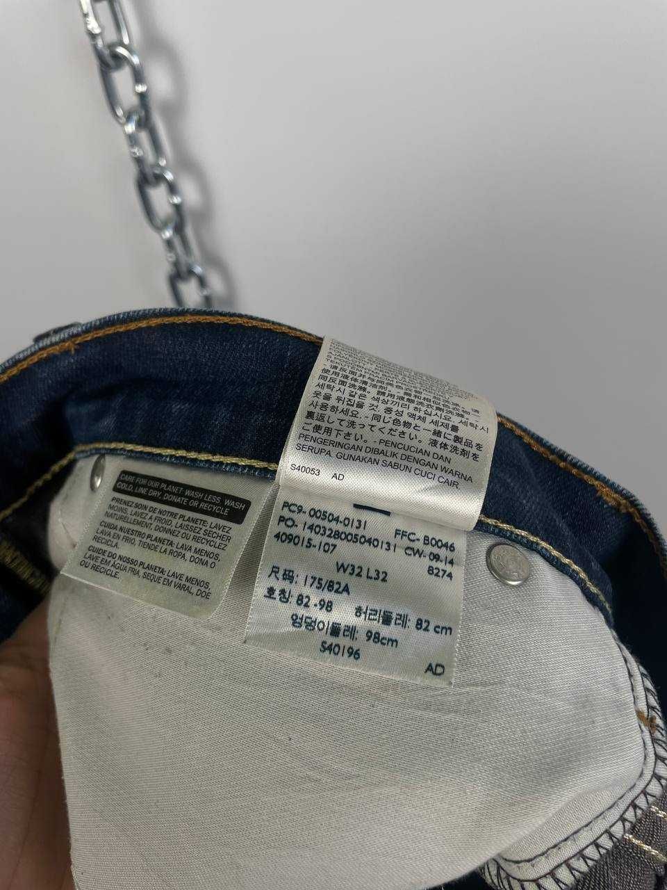 Чоловічі сині джинси levis 504