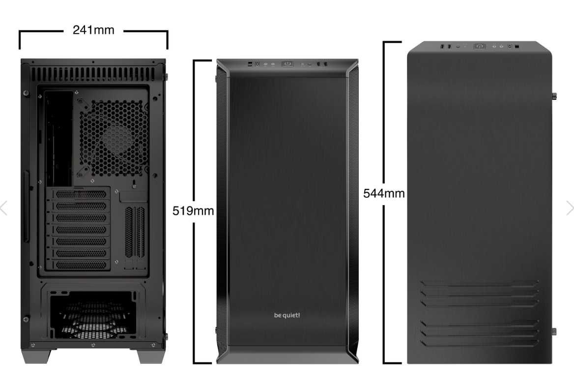 Корпус be quiet! Dark Base 700 Black (BGW23)