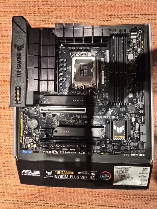 Asus Tuf B750M Plus Wifi D4 Avariada Peças