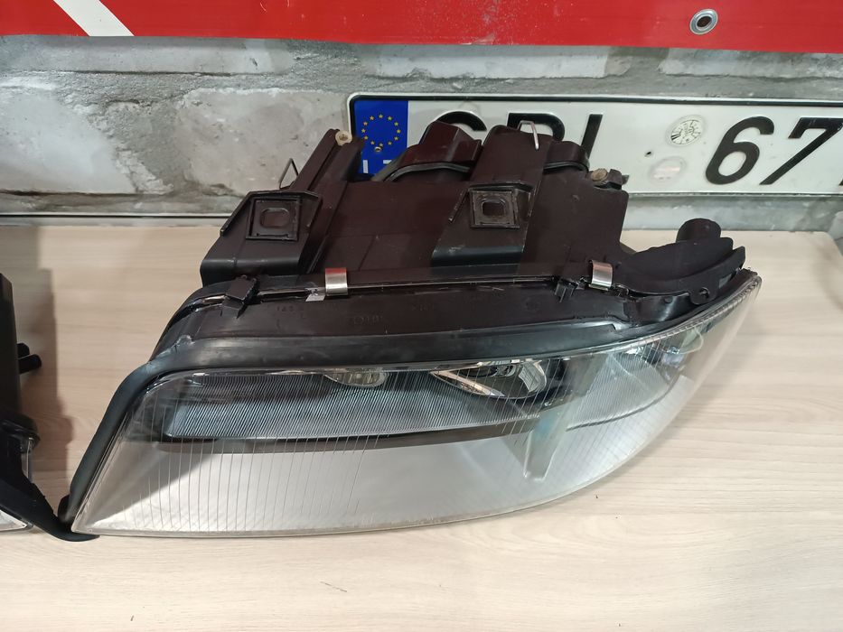 Передние bi-led фары audi allroad, a6c5 дорестайл
