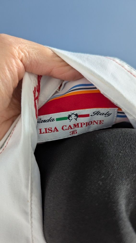 Koszula Lisa Campione z metką r. 36 S oryginalna 429 zł 100% Bawełna