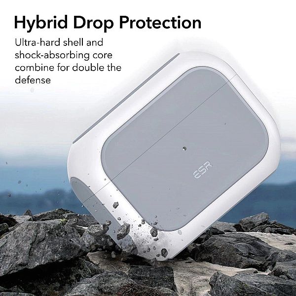 ESR Orbit Halolock z MagSafe na Apple AirPods Pro 1 / 2 - białe