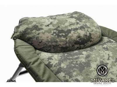 Розкладачка коропова Mivardi CamoCODE Flat8 ліжко польове на 160 кг