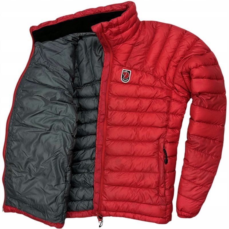 Fjallraven Snow Flake Puchowa Kurtka Damska Pikowana Logowana r. L