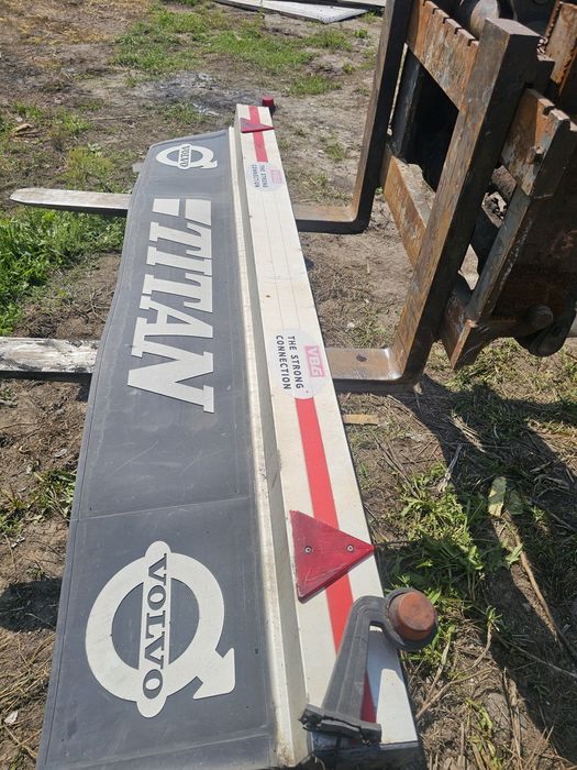 Zderzak tył naczepa ,przyczepa , aluminiowy z chlapaczem ; belka tył ,