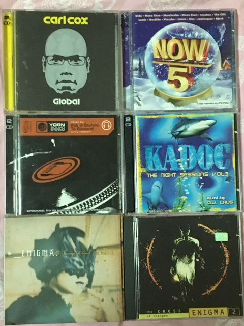 pack 6 cds originais musica (internacional/eletronica)