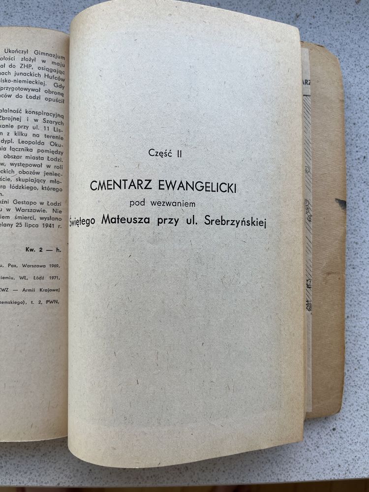 Przewodnik po cmentarzach przy ul. Ogrodowej i Srebrzyńskiej w Łodzi