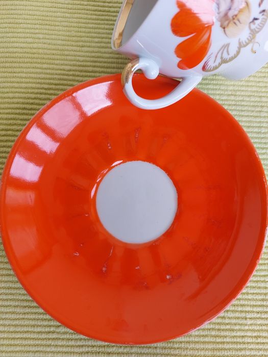 Чашка сервіз сервиз маки Баранівка Барановка фарфор СССР"