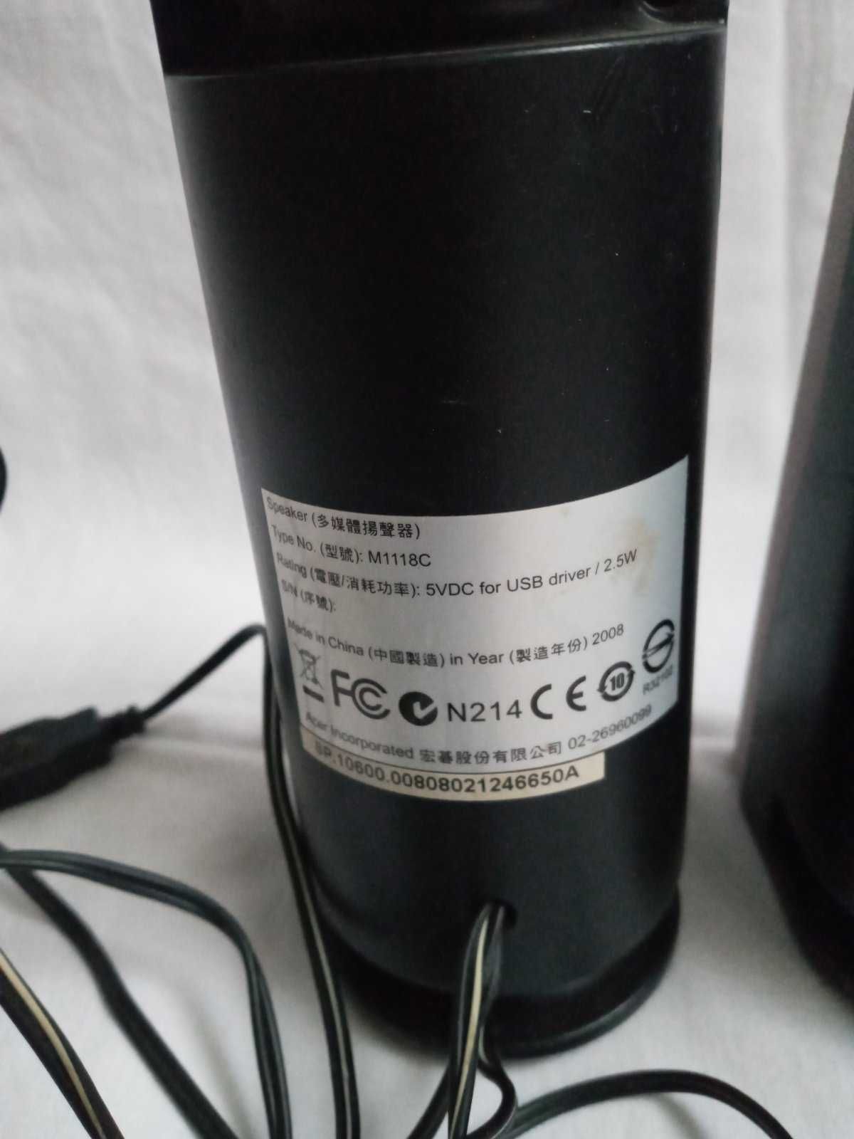 Колонки для компьютера Acer