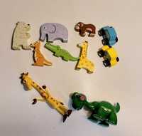 Drewniane zwierzęta zabawka dla dzieci ijak.tender leaf toys