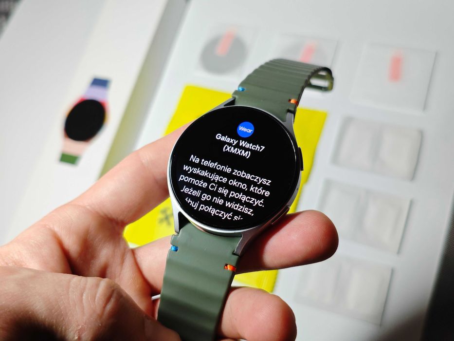 Samsung Galaxy Watch 7 LTE 44 mm, Smartwatch NFC, komplet + akcesoria