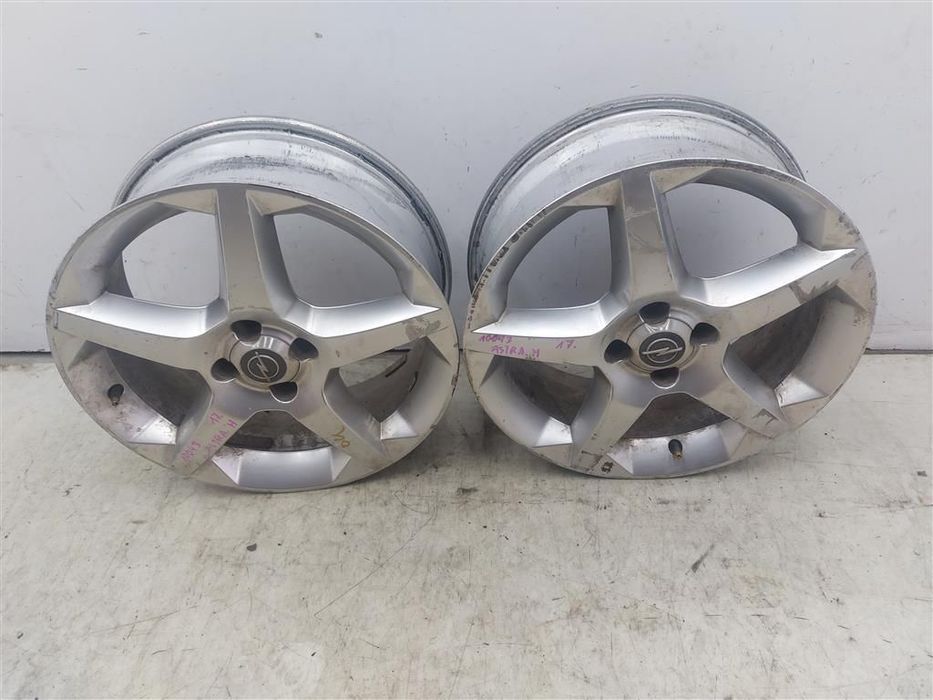 Alufelgi FELGI ALUMINIOWE 2 SZT Opel Astra H  6.5X17 &quot; 4X100 ORYGINAŁ