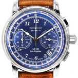Zegarek ZEPPELIN LZ126 Los Angeles męski skórzany PASEK Tachymeter