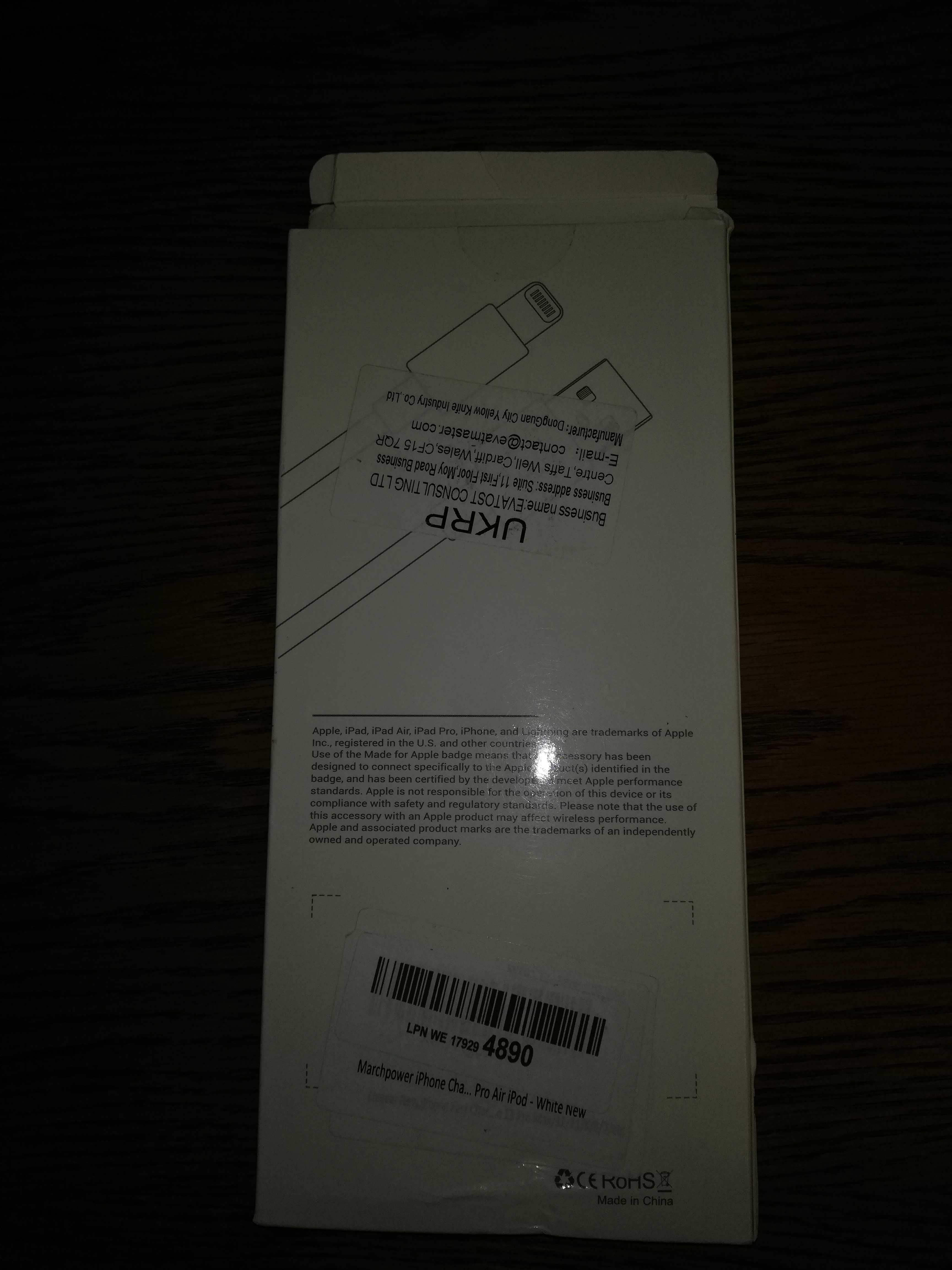 2 Kable do Ładowania/Przesyłu Danych do iPhona iPoda iPada Fast Charge