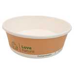 miska papierowa 500ml plastic free kraft 50 szt ^