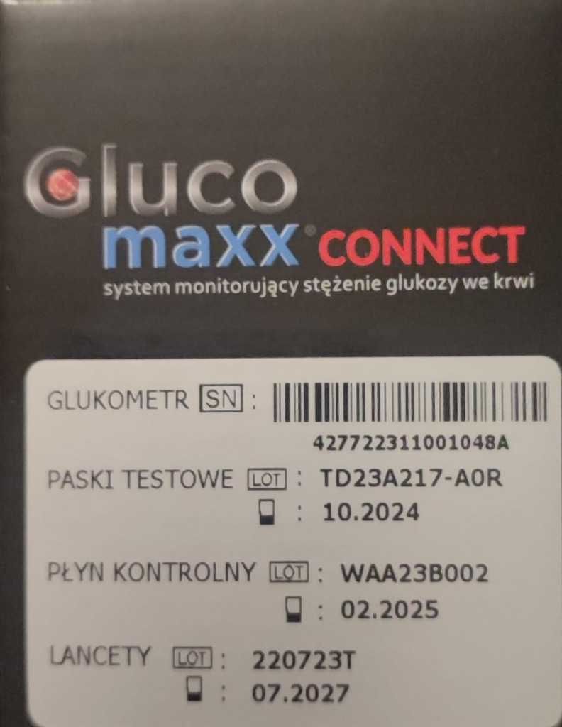 PROMOCJA Nowy Glukometr Glucomaxx (Gluco maxx) Connect