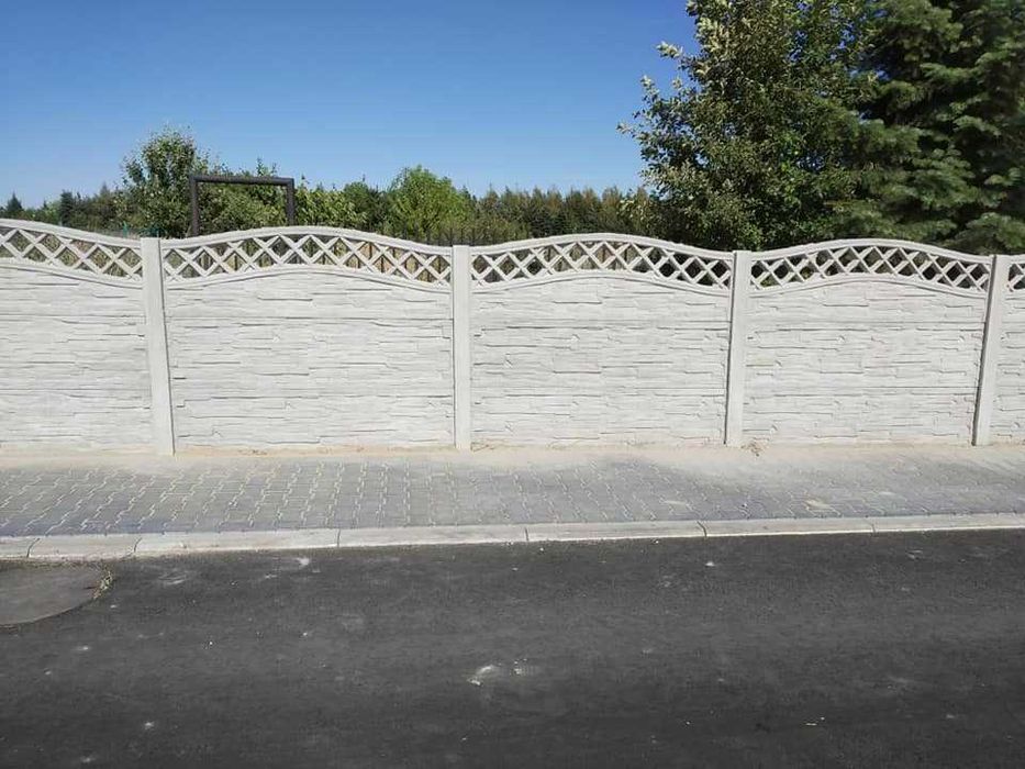ogrodzenie betonowe dwustronne podmurówka wiata garaż  **RATY**