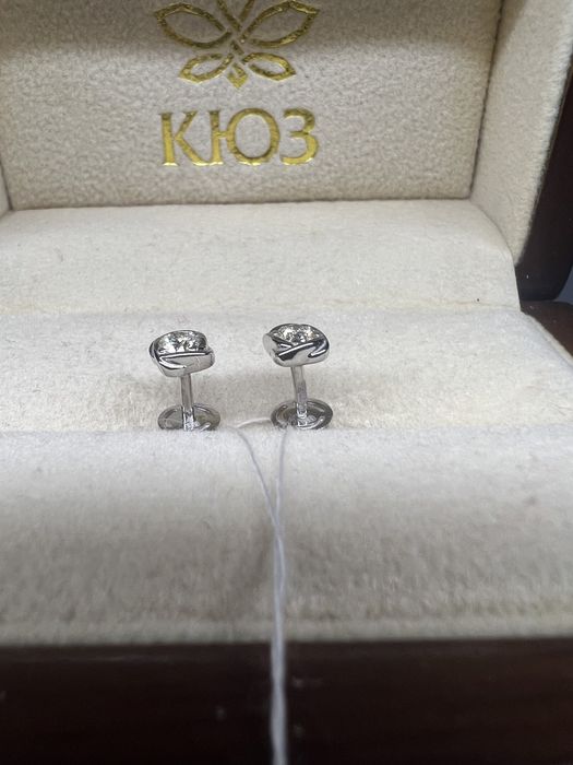 Гвоздики с бриллиантами#Пусети з діамантами# Діамантові сережки#