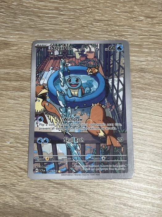 Карточка pokemon Squirtle