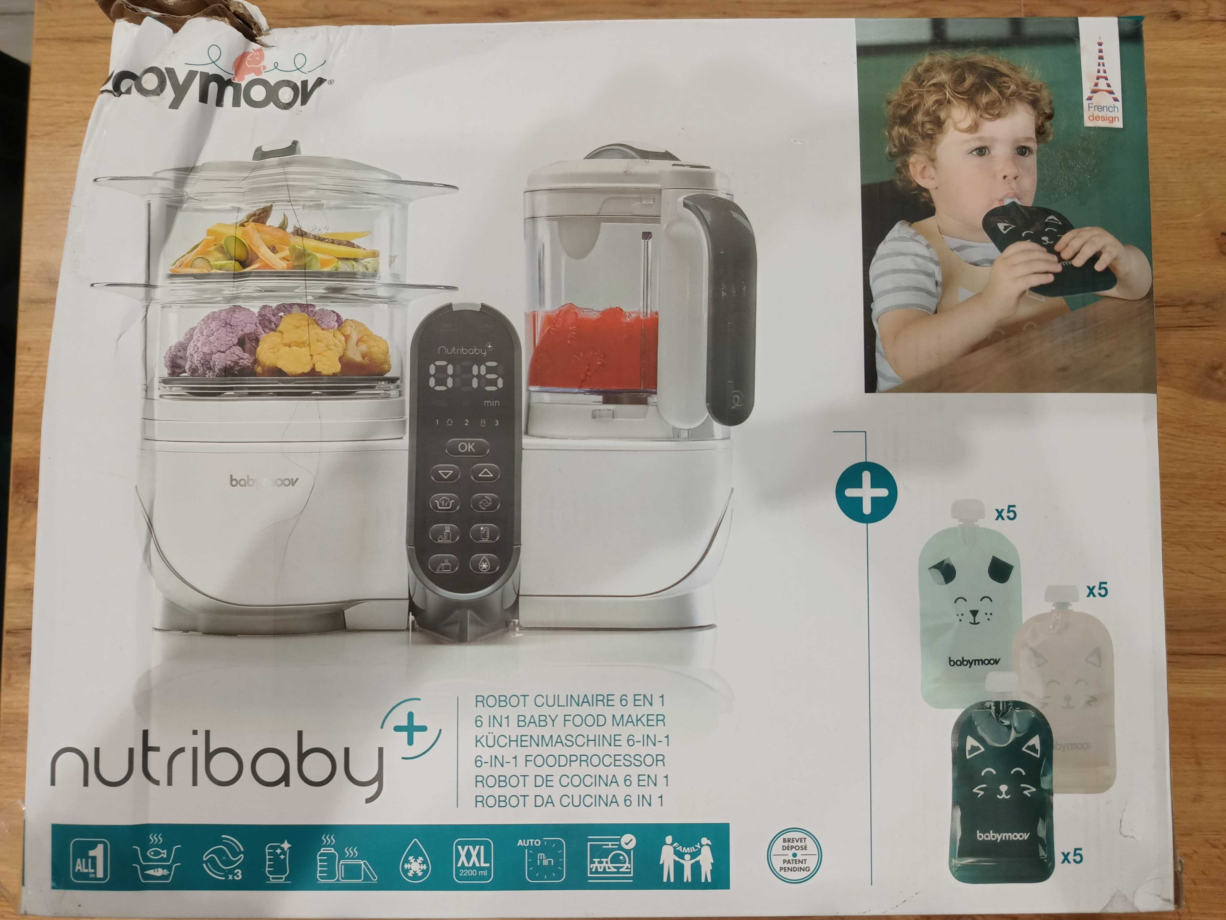 "Babymoov Nutribaby+" Robot do posiłków dla niemowląt i nie tylko