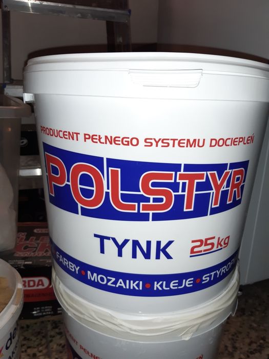 Tynk silikonowy Polstyr 25kg na 10m2 plus grunt