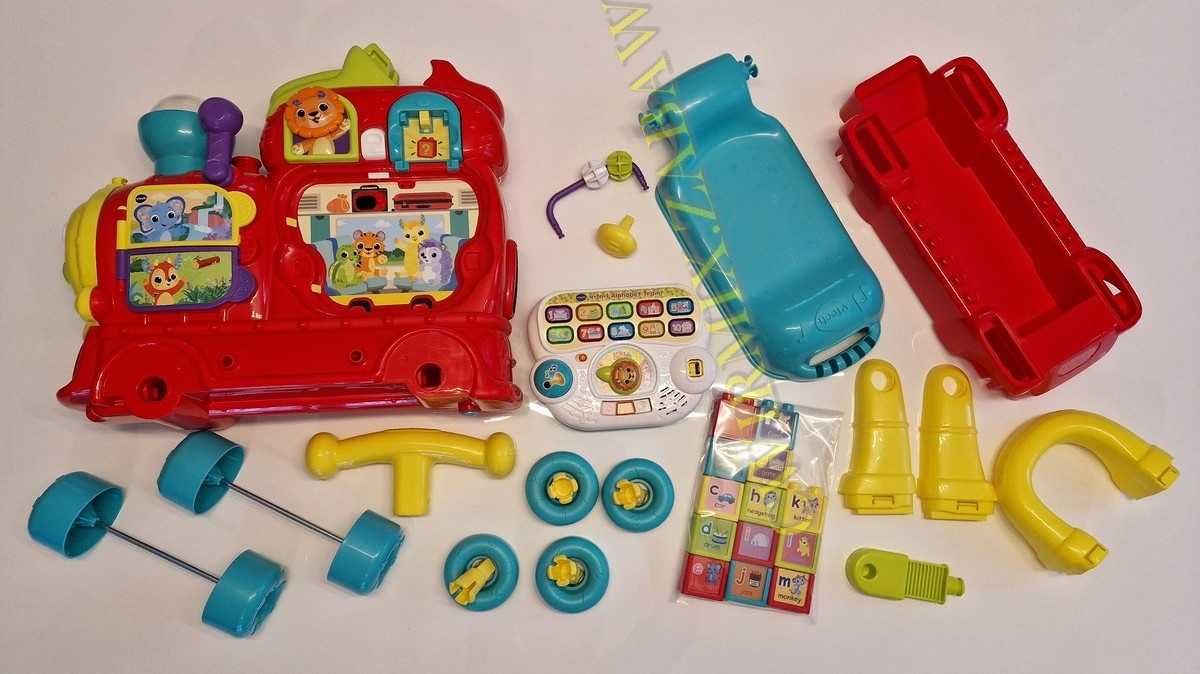 VTech POCIĄG edukacyjny 7w1 chodzik jeździk