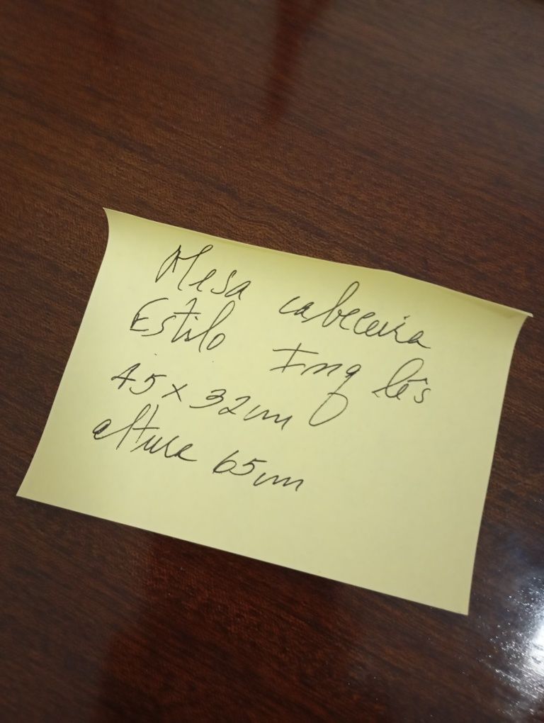 Mesas cabeceira estilo inglês