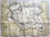 The Elder Scrolls V Skyrim Kolekcjonerska Mapa na specjalnym papierze