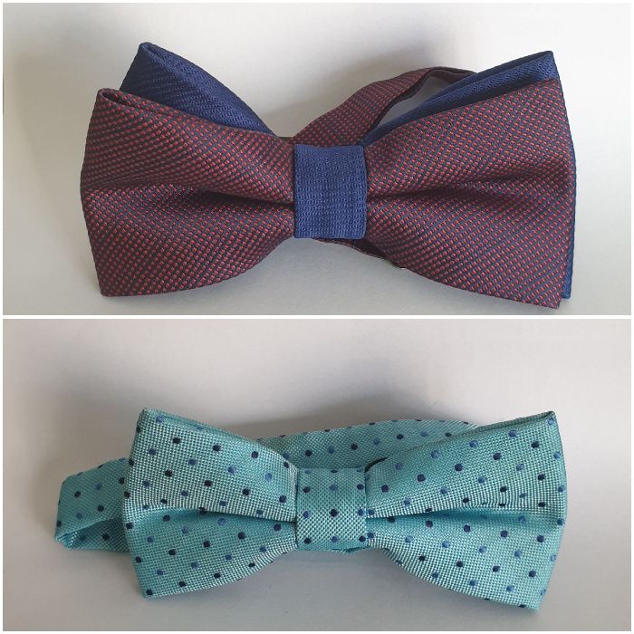 Muszki i poszetki klasyczne, męskie, nowe