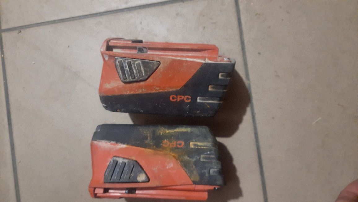 Baterie HILTI B22 5.2 uszkodzone 80zl sztu