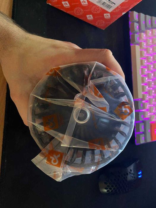 Моторчик печки ВАЗ 2108-2115 новый ДК 45.3730 12В 90Вт с крыльчаткой